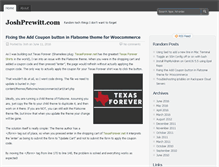 Tablet Screenshot of joshprewitt.com